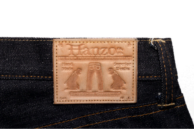 Hanzo Jeans Leather patch 